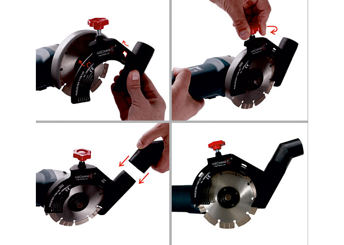 Аэродинамический кожух DISTAR для УШМ AirDUSTER 115-125