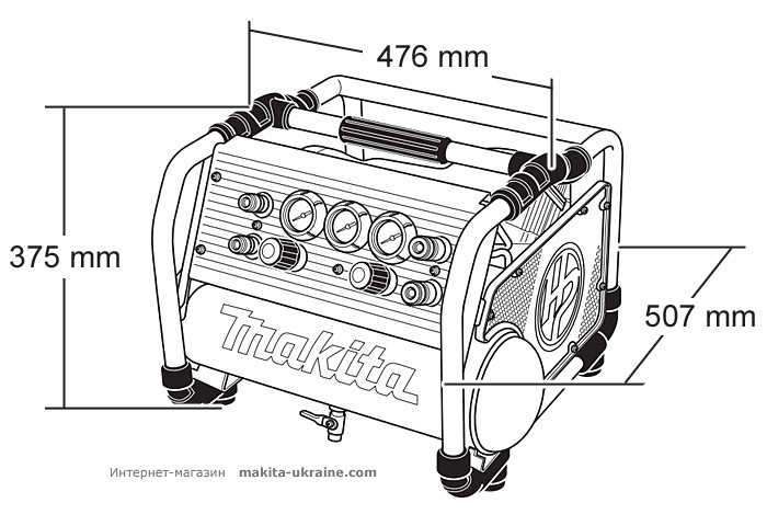 Компрессор высокого давления MAKITA AC310H