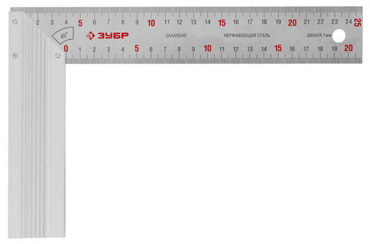 Угольник столярный ЗУБР 34394-25