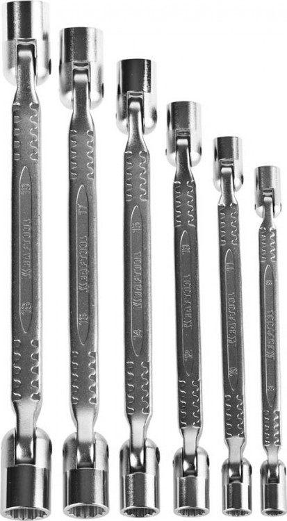 Набор шарнирных гаечных ключей двусторонних KRAFTOOL 27211-H6_z01