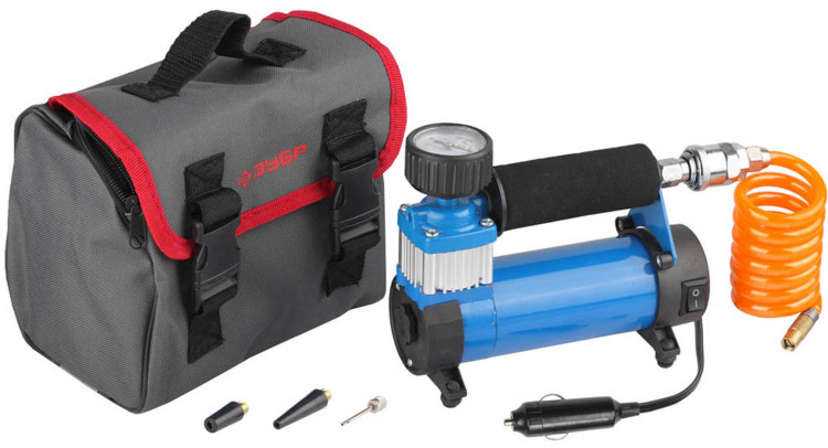 Компрессор автомобильный ЗУБР 61125