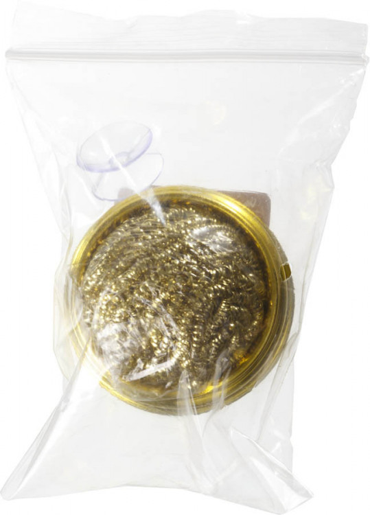 Набор для чистки жал ЗУБР 55468 применяется для выполнения сухой механической очистки и ухода за жалами. Металлическая губка отлично удаляет излишки припоя и хорошо очищает паяльник от окислов