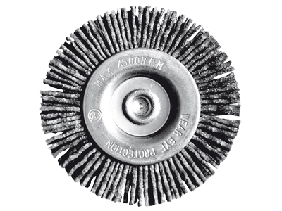 Щётка №093; 6306306555 d-63 для дрели круглая,абразивная