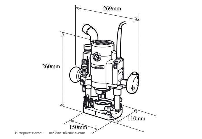 Фрезер MAKITA RP0910