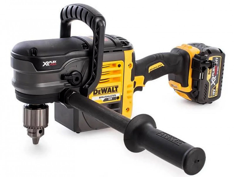 Аккумуляторная угловая дрель DeWALT DCD460T2