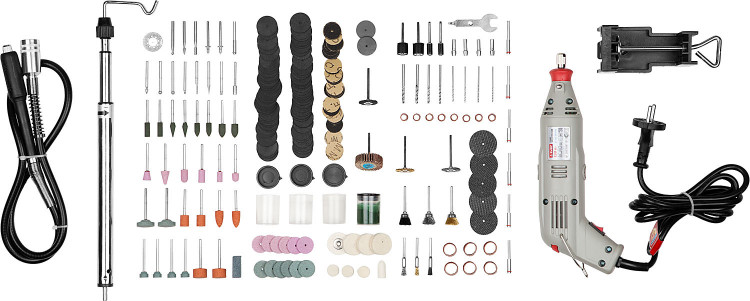 Электрический гравер с набором насадок ЗУБР ЗГ-130ЭК H242