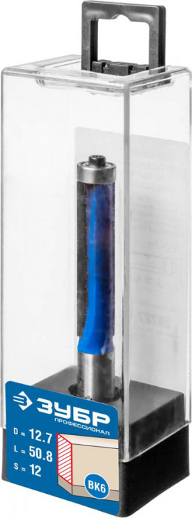 Фреза кромочная с нижним подшипником ЗУБР 28727-12.7-50.8