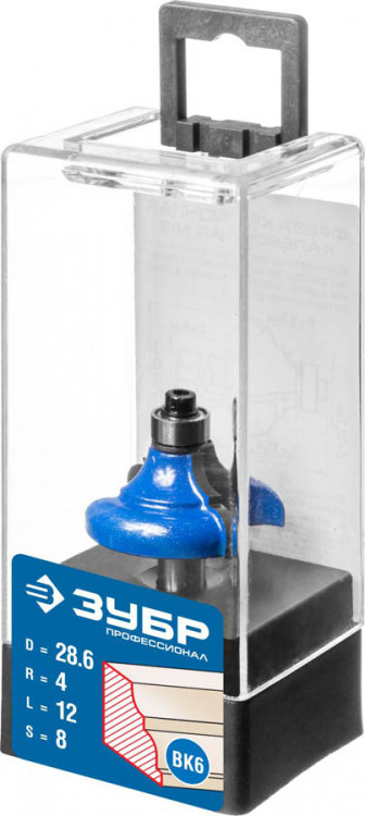 Фреза кромочная калевочная №3 ЗУБР 28704-28.6