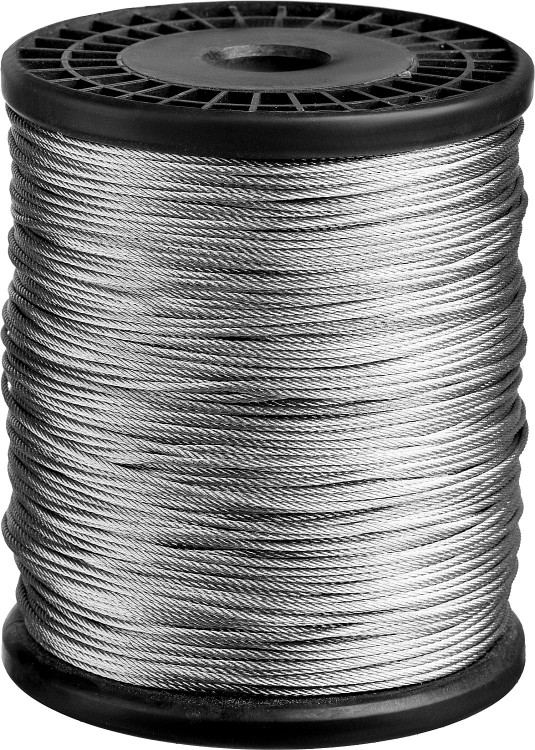 Трос стальной оцинкованный DIN 3055 ЗУБР 4-304110-15