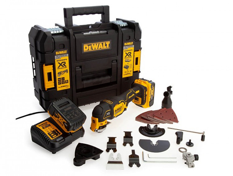 Аккумуляторный многофункциональный инструмент DeWALT DCS356P2