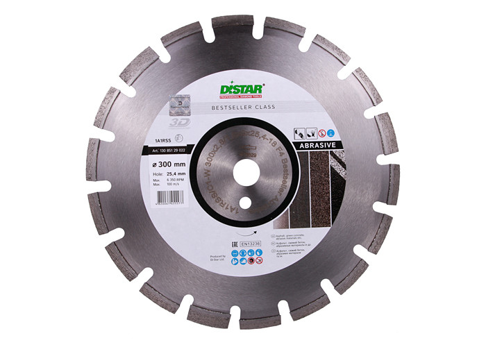 Алмазный диск DISTAR 1A1RSS/C1-W 300 F4 Bestseller Abrasive