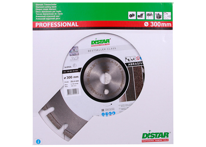 Алмазный диск DISTAR 1A1RSS/C1-W 300 F4 Bestseller Abrasive