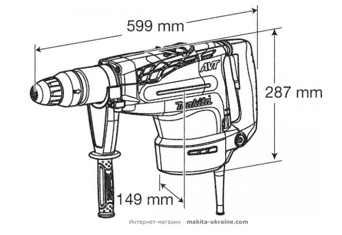 Перфоратор MAKITA HR5211C