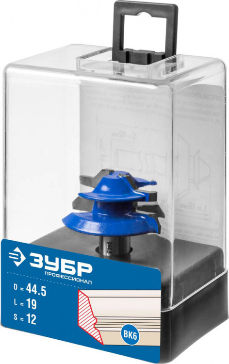 Фреза кромочная для углового сращивания ЗУБР 28724-44.5