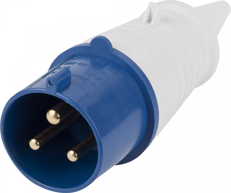 Вилка электрическая переносная ЗУБР 16A 55250-016-3, 55250-032-3