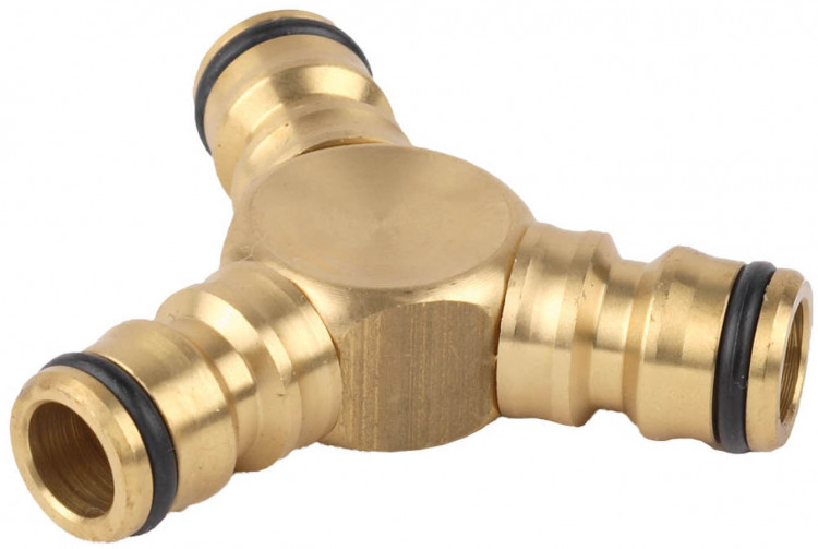 Тройник латунный (соединитель-соединитель-соединитель) RACO 4246-55028B