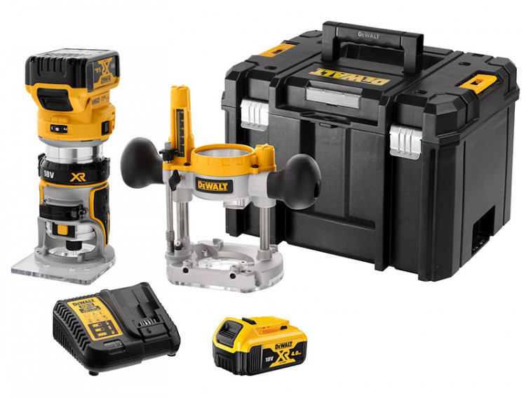 Аккумуляторный многофункциональный фрезер DeWALT DCW604P2