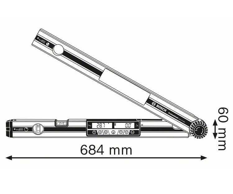 Угломер BOSCH GAM 270 MFL