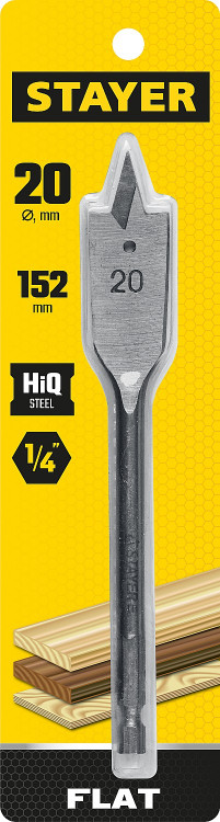 Сверло по дереву перовое STAYER 2950-20_z01
