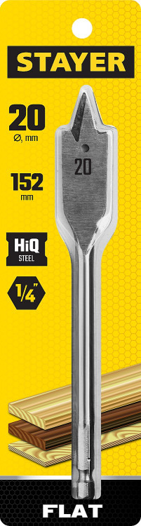 Сверло по дереву перовое STAYER 2950-20_z01