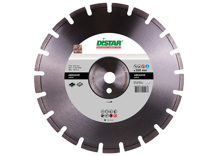 Алмазный диск DISTAR 1A1RSS/C1-W 350 F4 Bestseller Abrasive