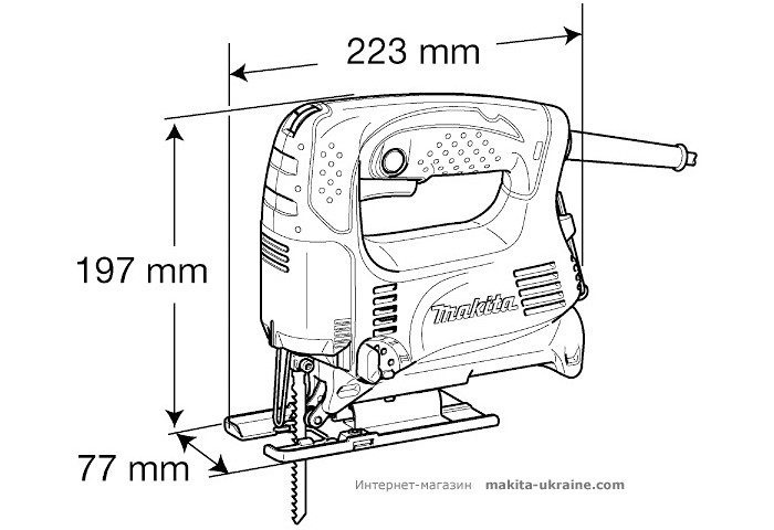 Лобзик MAKITA 4329 + кейс 824572-9