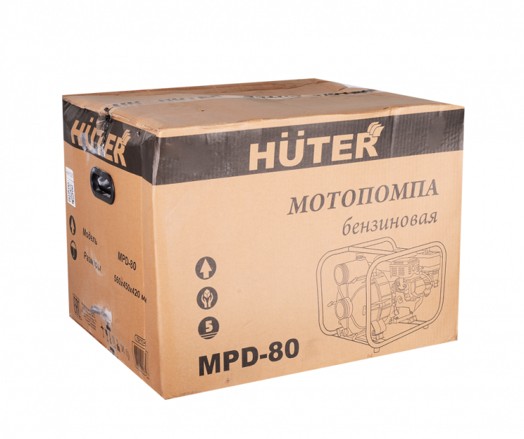 Мотопомпа HUTER MPD-80 для грязной воды