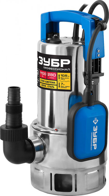 Насос дренажный погружной ЗУБР НПГ-Т3-1100-С