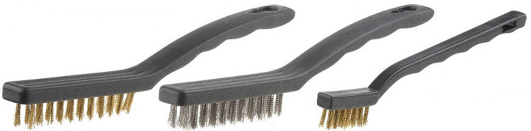 Набор щеток стальных с пластмассовой ручкой STAYER 3515-H3