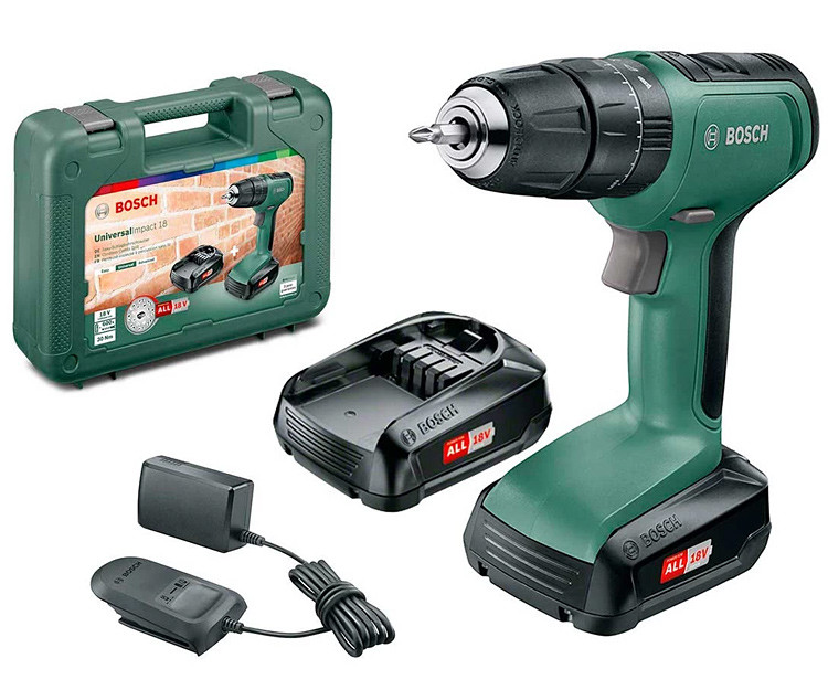 Аккумуляторная дрель-шуруповерт Bosch UniversalImpact 18