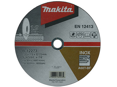 Отрезной диск MAKITA B-12273