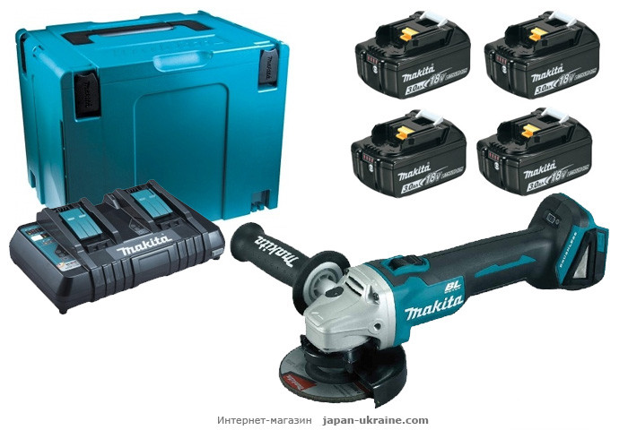 Аккумуляторная болгарка MAKITA DGA504 (198830-2)