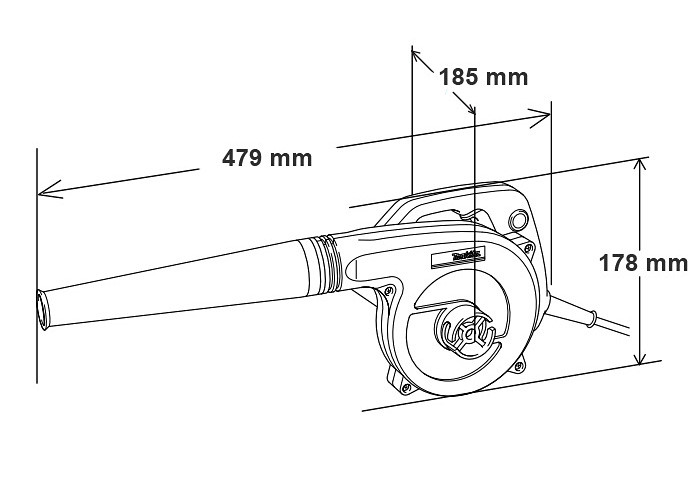 Воздуходувка-пылесос MAKITA UB1103Z