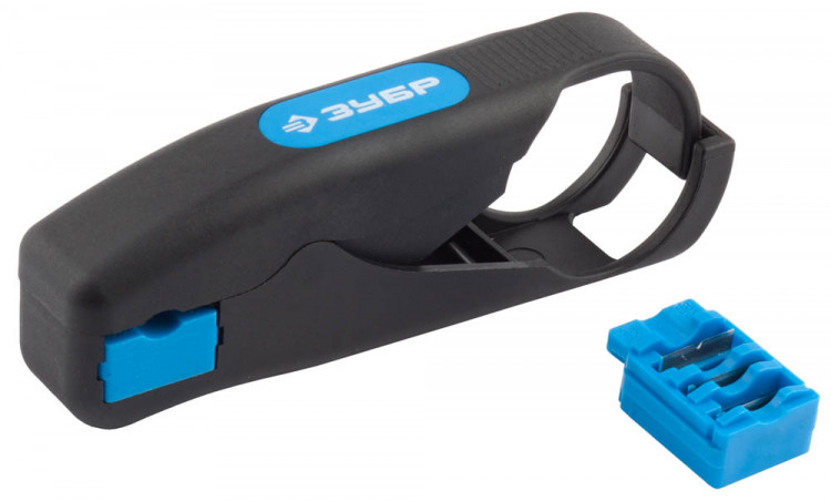 Съемник изоляции коаксиальных кабелей ЗУБР 22674