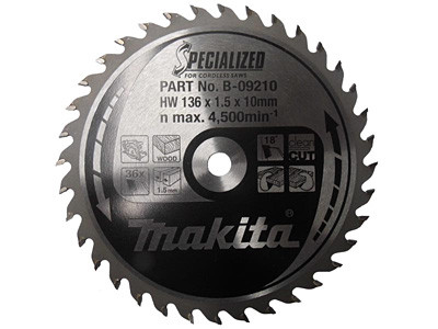 Пильный диск MAKITA Specialized (B-09210)