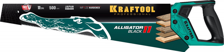 Ножовка для точного реза Alligator Black 11 KRAFTOOL 15205-50