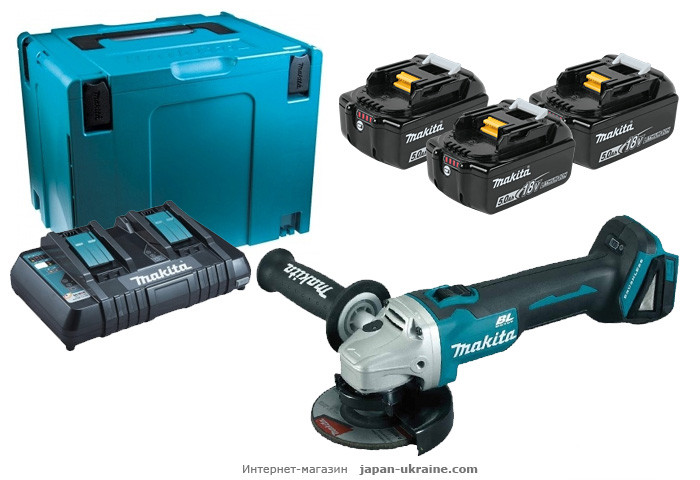 Аккумуляторная болгарка MAKITA DGA504 (198844-1)