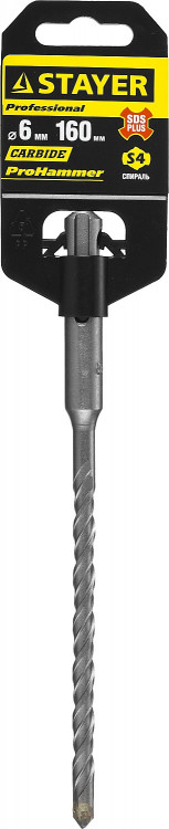 Бур по бетону SDS Plus STAYER 2930-160-06_z01