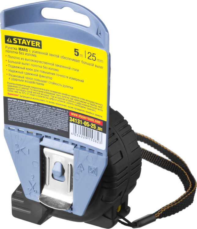 Рулетка измерительная STAYER 34131-05-25_z01