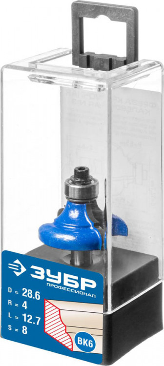 Фреза кромочная калевочная ЗУБР 28703-28.6