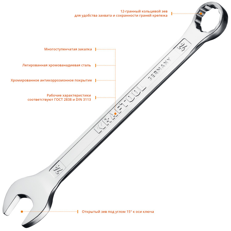 Набор комбинированных гаечных ключей KRAFTOOL 27079-H12C_z01