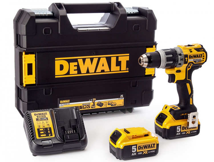 Аккумуляторная ударная дрель-шуруповерт DeWALT DCD796P2