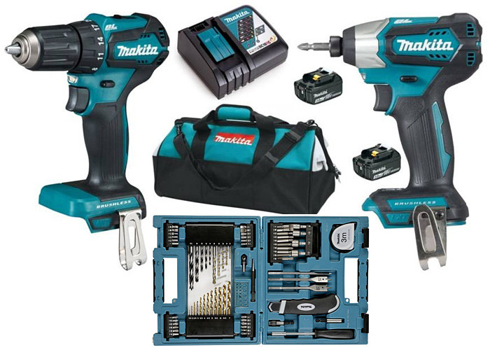 Набор аккумуляторных инструментов MAKITA SET-DLX2220-1