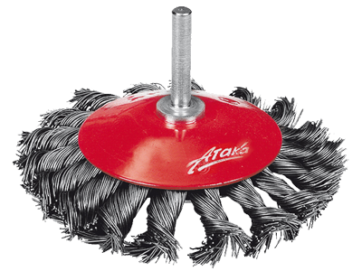 Щётка №103; 1207506135 d-75 для дрели вогнутая,витая