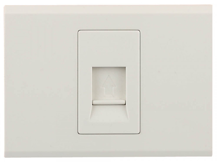 Одинарная телефонная розетка СВЕТОЗАР ЭФФЕКТ SV-54417-B