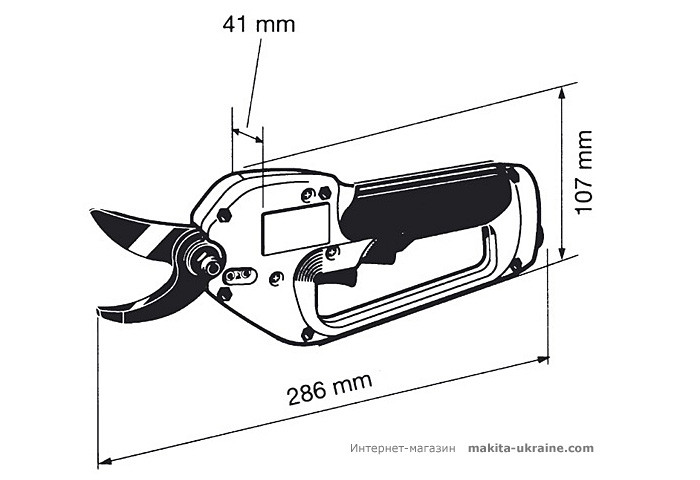 Аккумуляторный секатор MAKITA 4604DW