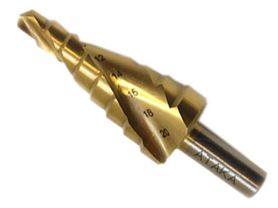 Сверло по мет. ступ. 10-20мм*11ступ. титан бокс профи Атака