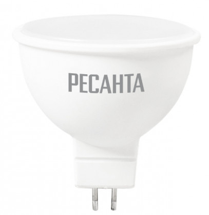 Лампа светодиодная РЕСАНТА LL-R-MR16-7W-230-3K-GU5.3