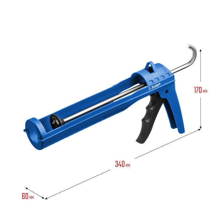 Пистолет для герметика ЗУБР 06627