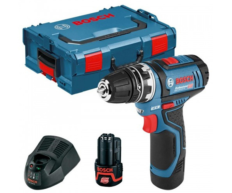 Аккумуляторный шуруповерт BOSCH GSR 12V-15 FC (L-Boxx)